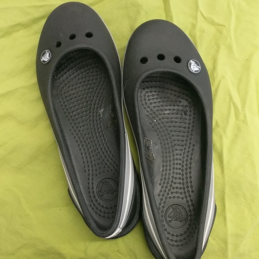 Crocs girls slip ons size 2